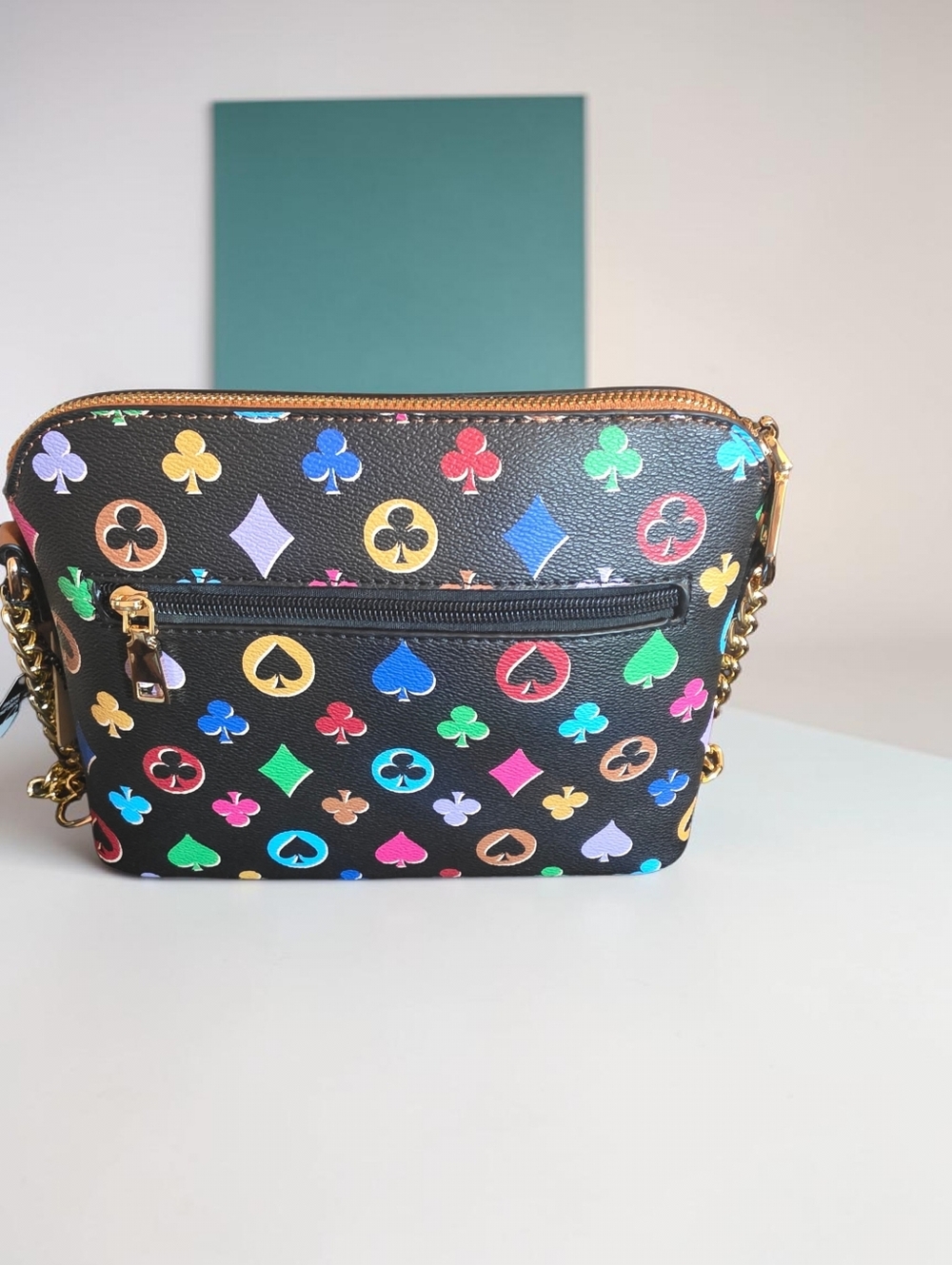 Nwt Classix Fashion Black Multicolor Bee Accent Crossbody Bag and Wallet Set - Picture 4 of 6